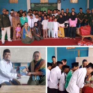 Peringati HUT ke-2 AKPERSI, DPP yang Diwakili Ketua DPD Jawa Barat Santuni 40 Anak Yatim dan Salurkan Al-Qur'an di Ponpes Tahfidzul Qur'an Karanghaur

Tegarnews.co.id | Kabupaten Bekasi – Semangat berbagi dan kepedulian sosial mewarnai peringatan Hari Ulang Tahun (HUT) ke-2 Asosiasi Keluarga Pers Indonesia (AKPERSI). Dewan Pimpinan Pusat (DPP) AKPERSI yang dipimpin Rino Triyono, S.Kom., S.H., C.IJ., C.BJ., C.EJ., CFLE., C.ILJ., melalui Ketua DPD AKPERSI Jawa Barat Ahmad Syaripudin, C.BJ., C.EJ., menggelar kegiatan bakti sosial di Pondok Pesantren Tahfidzul Qur'an, Desa Karanghaur, Kecamatan Pebayuran, Kabupaten Bekasi, Kamis (6/8/2026).

Kegiatan tersebut melibatkan DPC AKPERSI Kabupaten Bekasi dan DPC AKPERSI Kabupaten Karawang. Dalam momentum penuh makna itu, AKPERSI memberikan santunan kepada 40 anak yatim sekaligus menyalurkan puluhan mushaf Al-Qur'an sebagai bentuk kepedulian terhadap pendidikan keagamaan dan kesejahteraan masyarakat.

Pengurus AKPERSI menyerahkan santunan secara langsung kepada anak-anak yatim yang hadir. Di saat yang sama, organisasi juga menyalurkan puluhan mushaf Al-Qur'an kepada Pondok Pesantren Tahfidzul Qur'an agar dapat dimanfaatkan oleh para santri dalam memperdalam ilmu agama dan meningkatkan semangat menghafal Al-Qur'an.

Puluhan mushaf Al-Qur'an yang berasal dari para donatur diserahkan secara simbolis oleh Layla Rizki, S.Sos. selaku perwakilan donatur kepada pengasuh Pondok Pesantren Tahfidzul Qur'an. Penyerahan tersebut menjadi simbol kepedulian dan harapan agar generasi muda semakin mencintai, membaca, memahami, dan mengamalkan isi kandungan Al-Qur'an dalam kehidupan sehari-hari.

Dalam kesempatan itu, Layla Rizki mengungkapkan rasa syukur karena dapat ikut berkontribusi dalam kegiatan sosial yang digelar AKPERSI.

"Alhamdulillah, kami bersyukur dapat berbagi mushaf Al-Qur'an kepada Pondok Pesantren Tahfidzul Qur'an. Semoga bantuan ini menjadi amal jariyah bagi seluruh donatur dan dapat dimanfaatkan sebaik-baiknya oleh para santri untuk belajar, membaca, serta menghafal Al-Qur'an. Kami berharap kegiatan berbagi seperti ini terus berlanjut dan semakin banyak pihak yang ikut menebarkan manfaat bagi masyarakat," ujar Layla Rizki.

Sementara itu, Ketua DPD AKPERSI Jawa Barat Ahmad Syaripudin, yang mewakili Ketua Umum DPP AKPERSI Rino Triyono, menegaskan bahwa peringatan HUT ke-2 AKPERSI tidak hanya menjadi ajang silaturahmi antar pengurus dan anggota, tetapi juga menjadi momentum untuk menghadirkan manfaat nyata bagi masyarakat.

"Peringatan HUT AKPERSI harus menjadi pengingat bahwa organisasi ini lahir bukan hanya untuk memperkuat profesionalisme insan pers, tetapi juga untuk terus hadir di tengah masyarakat melalui kegiatan sosial, kemanusiaan, dan keagamaan. Kami berharap santunan kepada anak-anak yatim dan bantuan Al-Qur'an ini dapat memberikan manfaat yang luas serta menjadi ladang amal bagi semua pihak yang telah berpartisipasi," ujar Ahmad Syaripudin.

Suasana hangat dan penuh kekeluargaan menyelimuti seluruh rangkaian kegiatan. Para pengurus AKPERSI, pengasuh pondok pesantren, para santri, anak-anak yatim, serta tamu undangan mengikuti acara dengan penuh khidmat.

Kegiatan kemudian ditutup dengan doa bersama, penyerahan santunan, pembagian mushaf Al-Qur'an, serta foto bersama sebagai simbol kebersamaan dan komitmen untuk terus menebarkan kebaikan.

Melalui peringatan HUT ke-2 ini, AKPERSI kembali menegaskan komitmennya sebagai organisasi pers yang tidak hanya berperan dalam menyajikan informasi kepada publik, tetapi juga aktif menjalankan misi sosial, kemanusiaan, dan keagamaan.

Organisasi berharap kegiatan serupa dapat terus dilaksanakan secara berkelanjutan sehingga semakin banyak masyarakat yang merasakan manfaat kehadiran AKPERSI.
